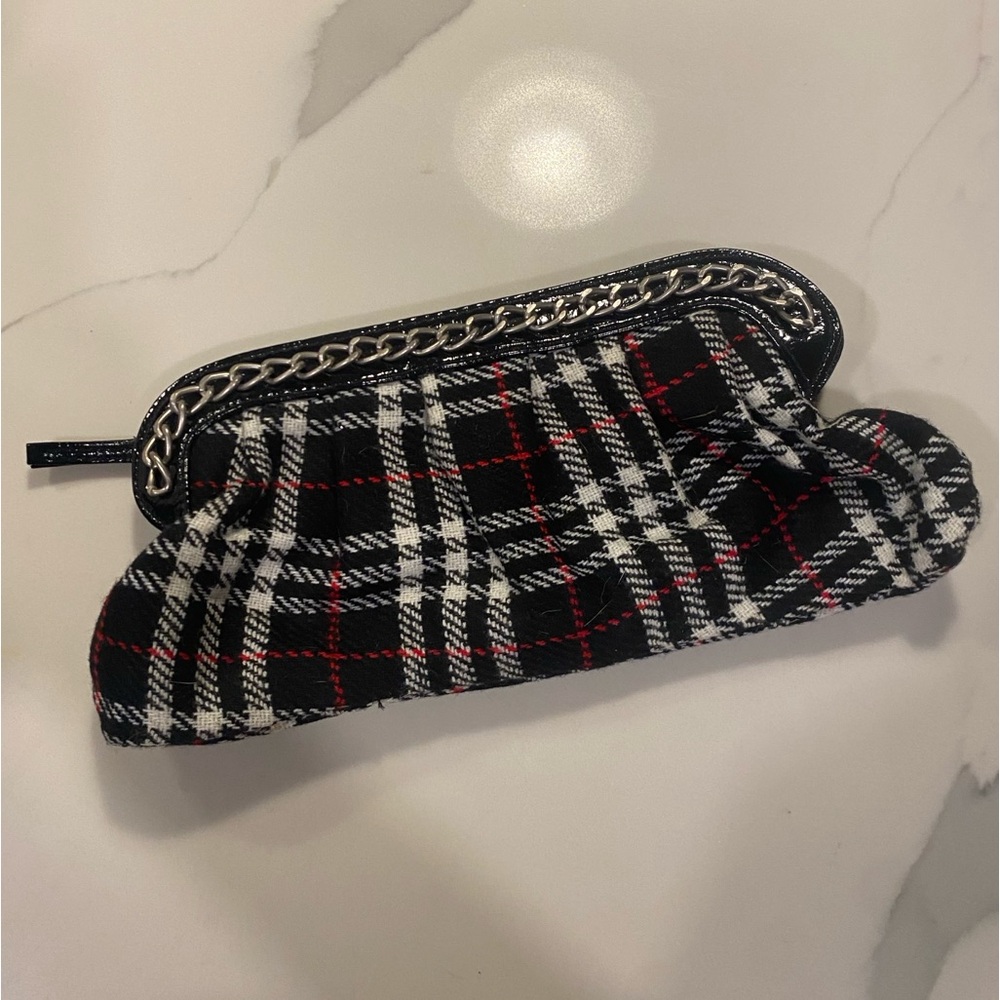 Plaid clutch